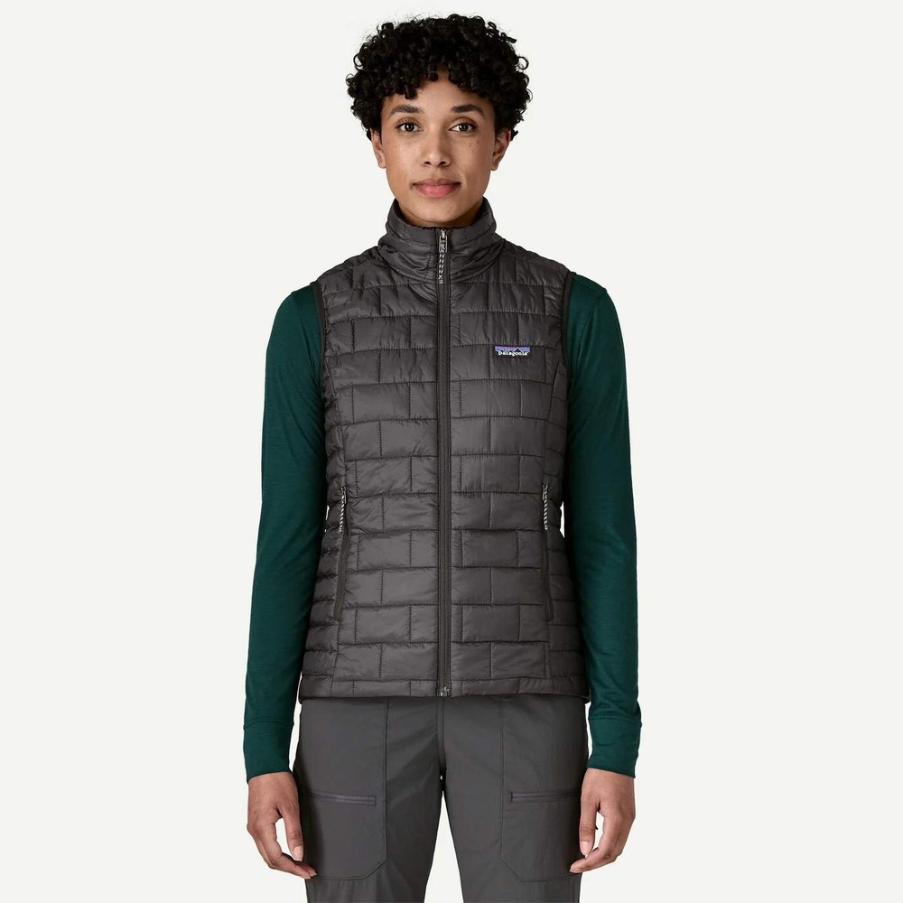 Patagonia Nano Puff Vest Black Quilted Insulated Full Zip *Project *Repair M